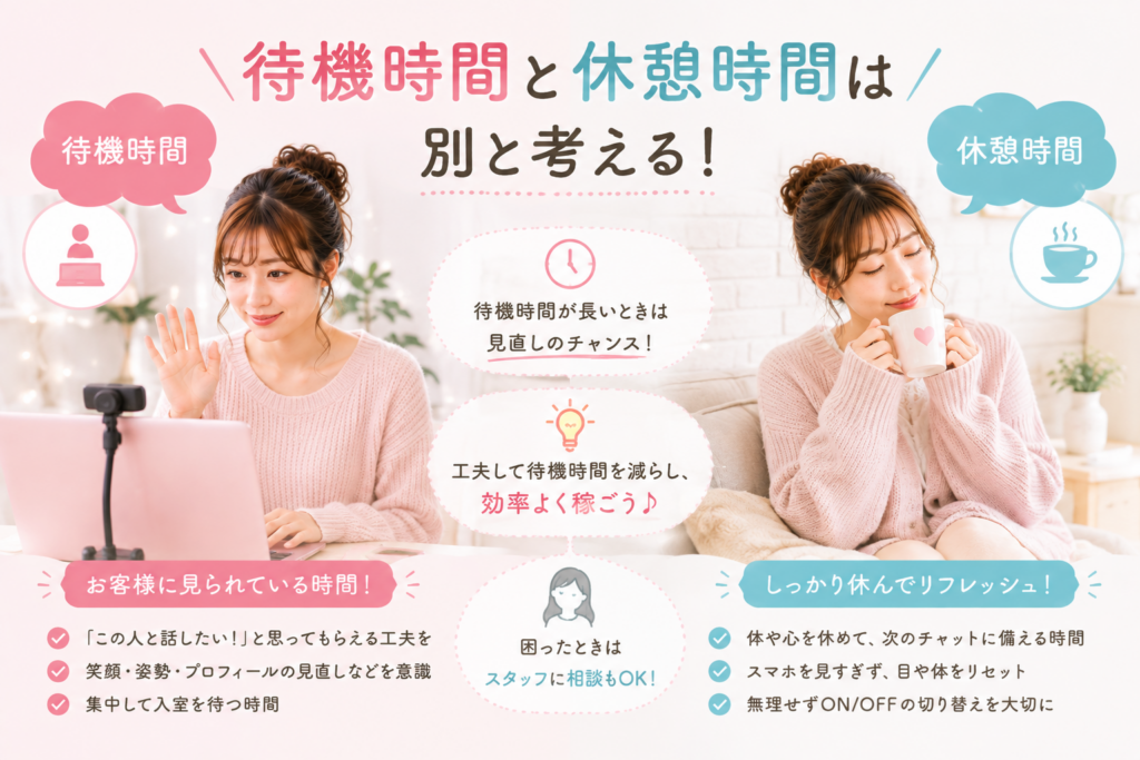 待機時間と休憩時間は別と考える