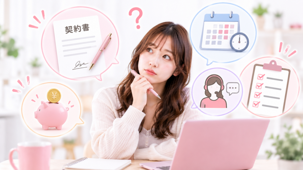 チャットレディ事務所を掛け持ちする前に確認すること
