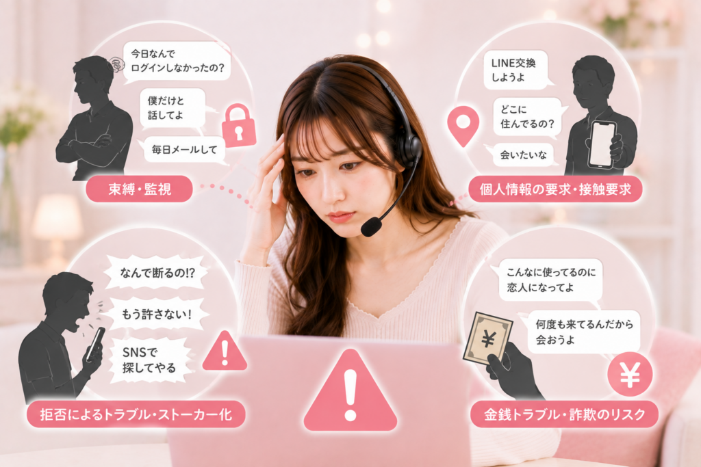 チャットレディへのガチ恋で考えられるリスク
