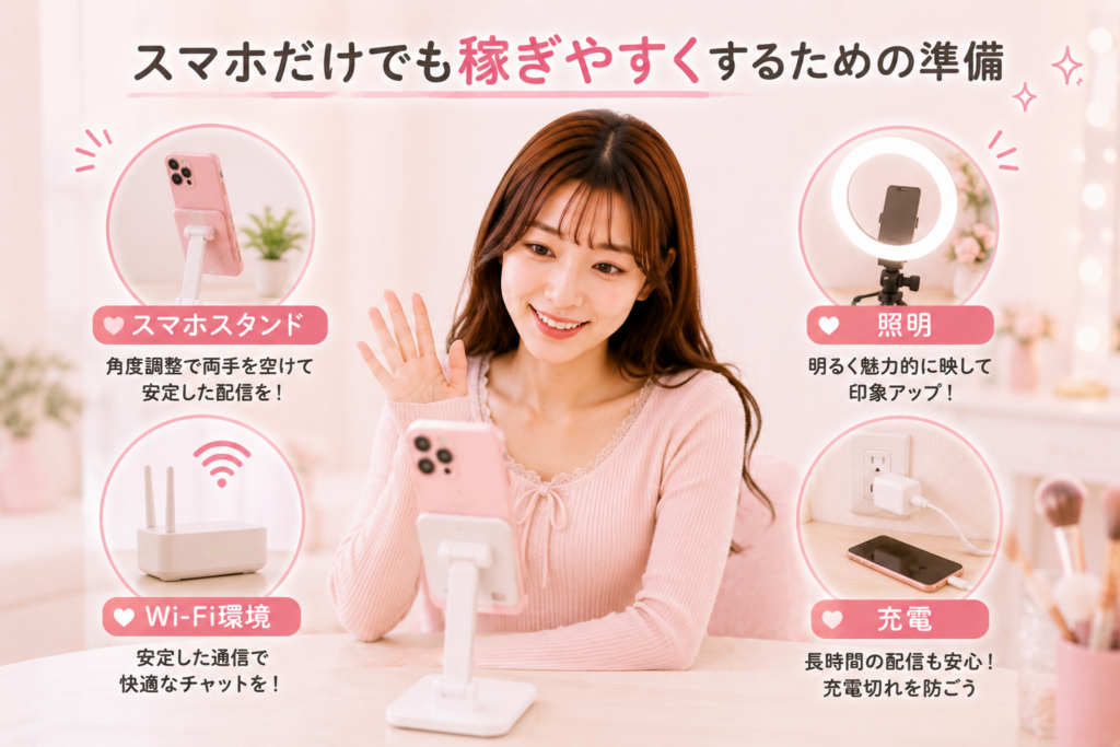 スマホだけでも稼ぎやすくするための準備