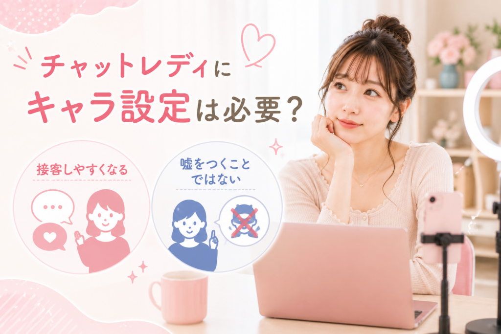 チャットレディにキャラ設定は必要？