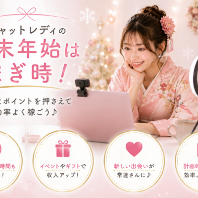 チャットレディの年末年始は稼ぎ時！事前準備や時期別のポイントを紹介