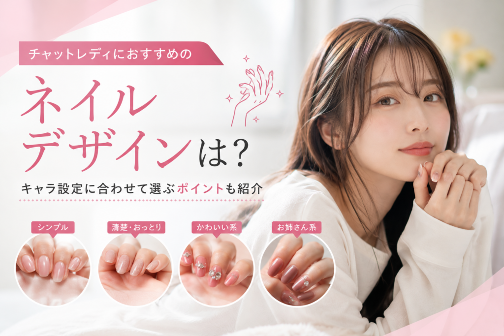 チャットレディにおすすめのネイルデザインは？