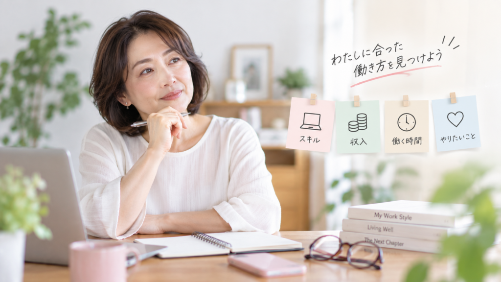 50代女性の失敗しない在宅ワークの選び方