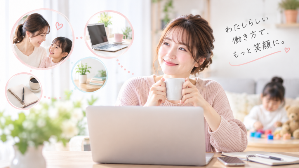 主婦の副業は家事や育児に負担のない時間で