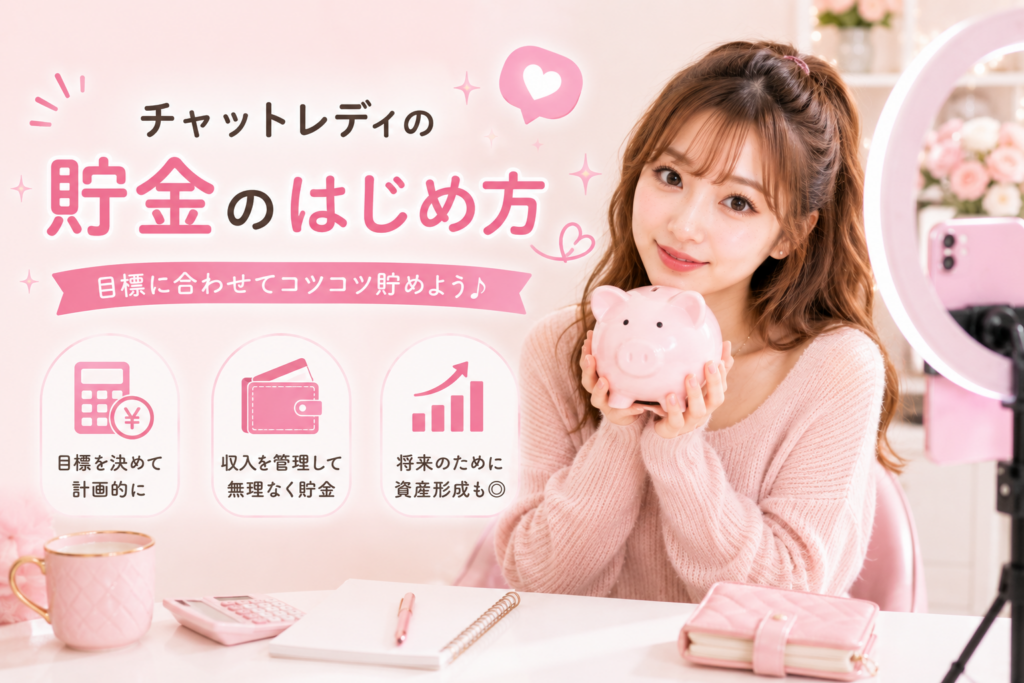 チャットレディの貯金のはじめ方