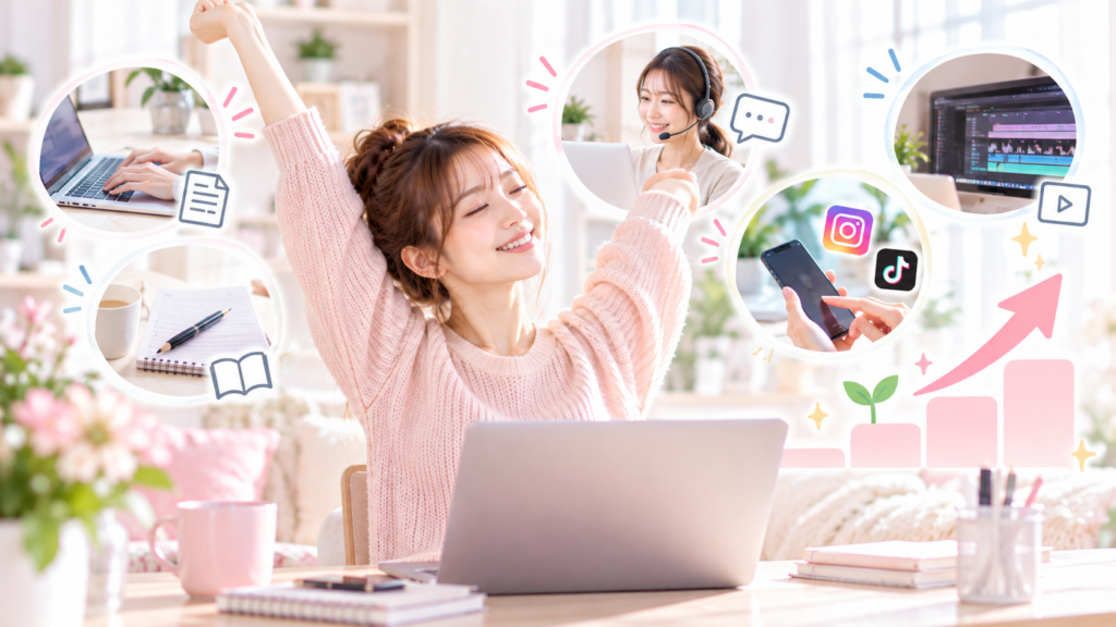 未経験の方は自分に合った在宅ワークから始めよう