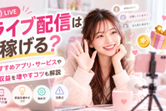 ライブ配信は稼げる？おすすめアプリ・サービスや収益を増やすコツも解説