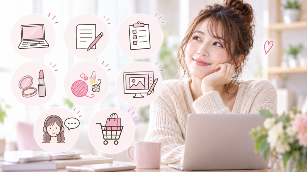 女性に人気！バレにくい副業ランキング