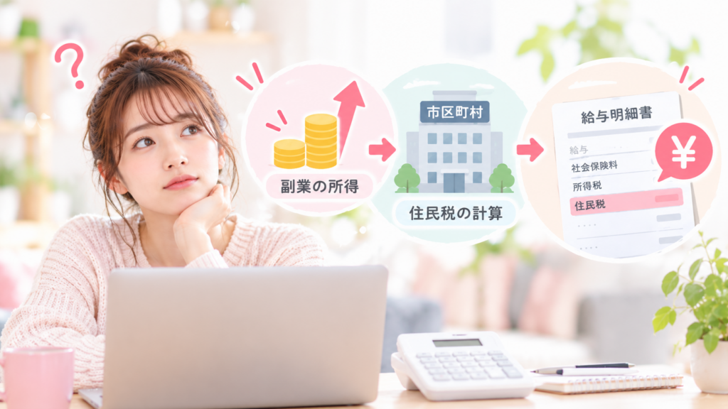 副業の住民税が会社にバレる仕組みとは