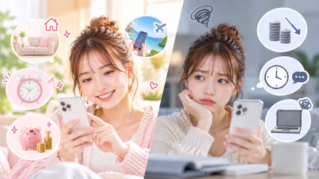 スマホで稼ぐメリット・デメリット