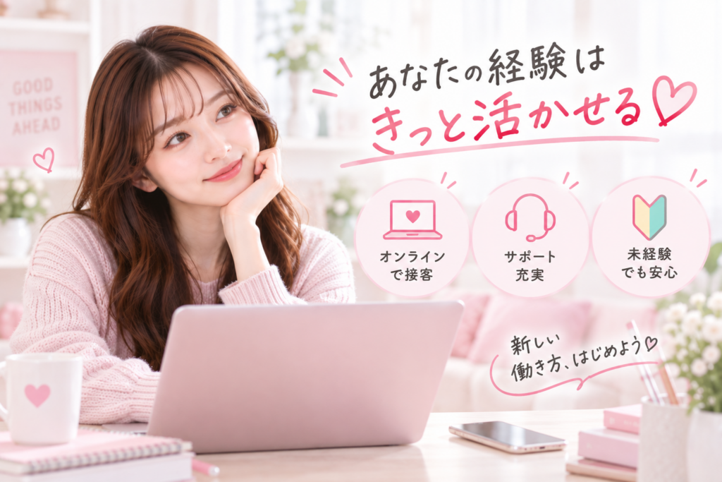チャットレディはオンラインでお客様と接するサービス業のひとつ