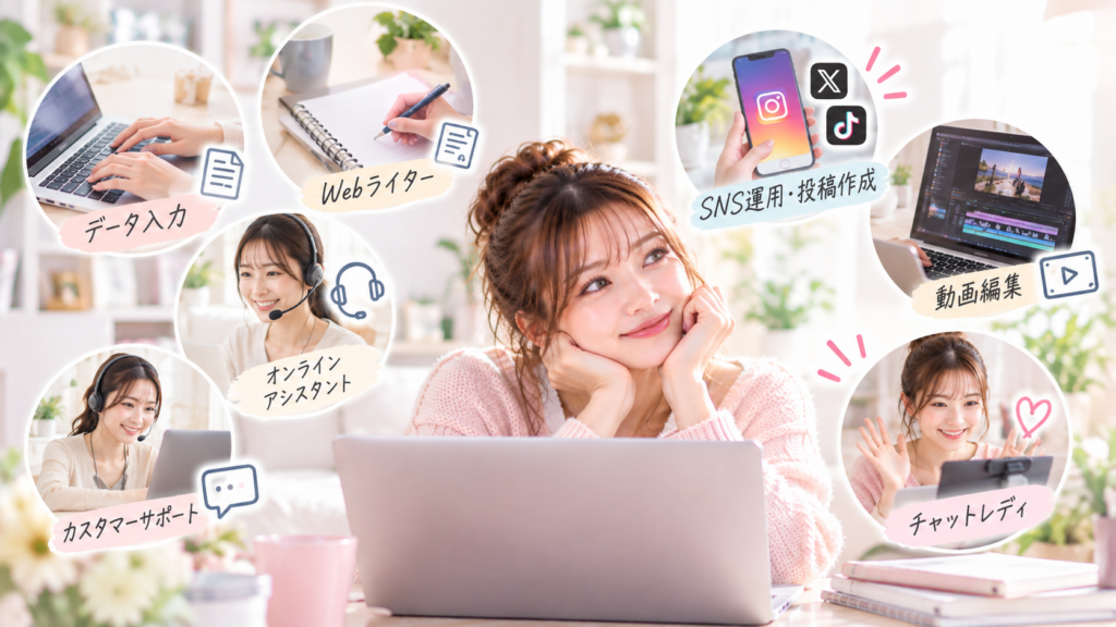 未経験から始めやすい在宅ワーク7選