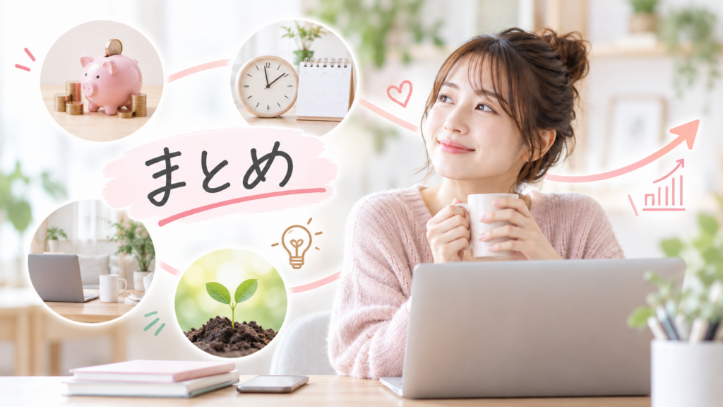 まとめ：女性の副業は目的や生活に合わせて選ぼう