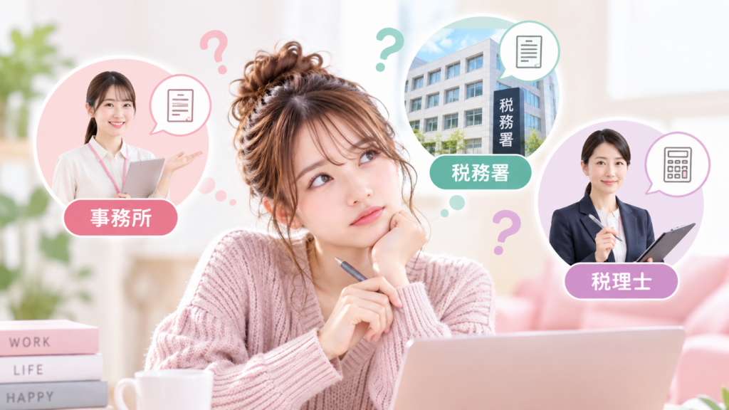 チャットレディの税金対策に迷ったときの相談先