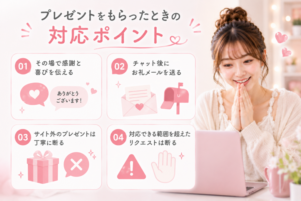 プレゼントをもらったときの対応ポイント