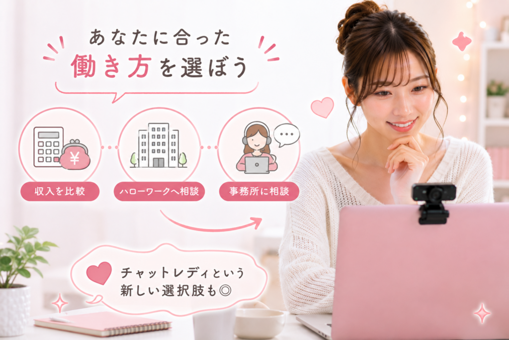 あなたに合った働き方を選ぼう