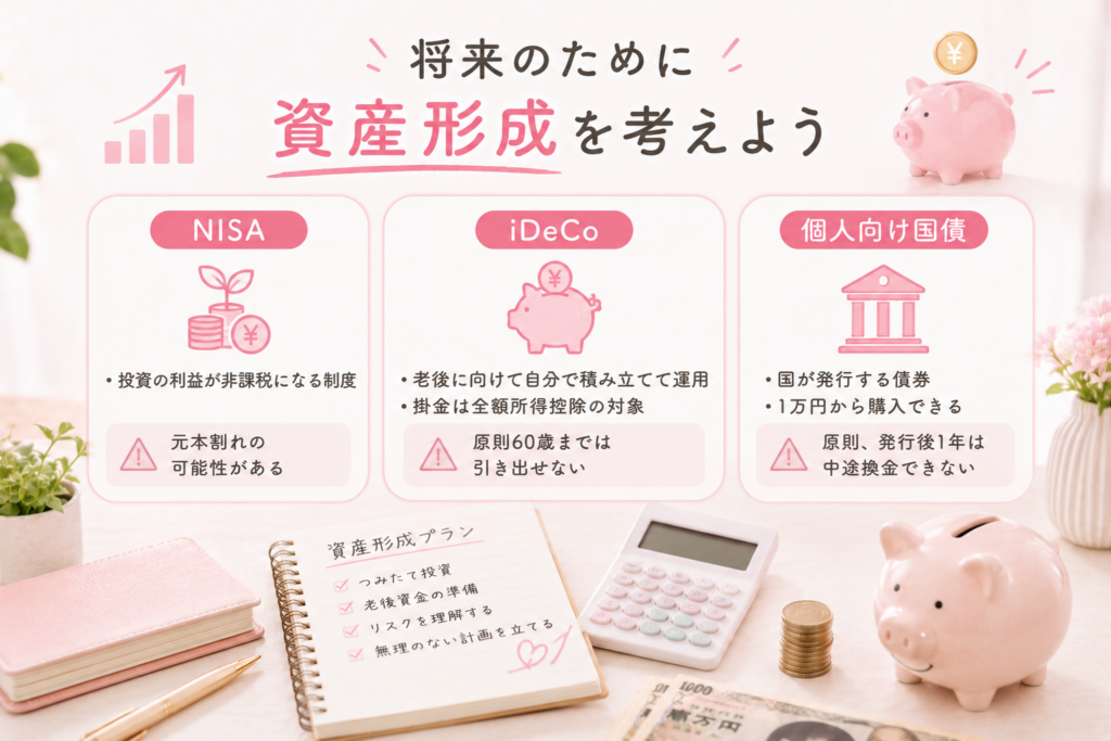 将来のために資産形成を考えよう