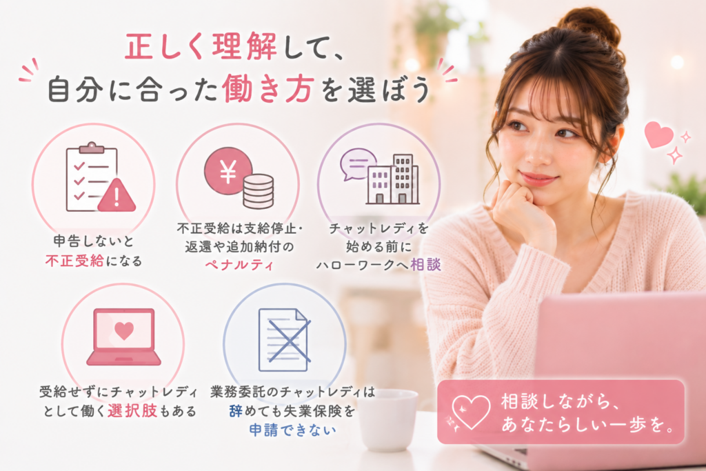 正しく理解して、自分に合った働き方を選ぼう