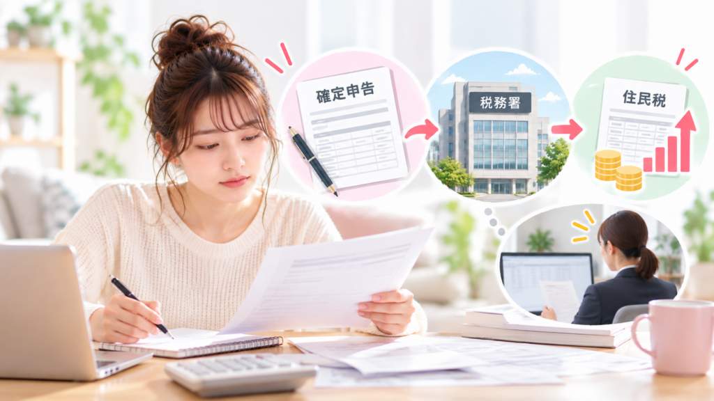 確定申告をすると副業が会社にバレる？