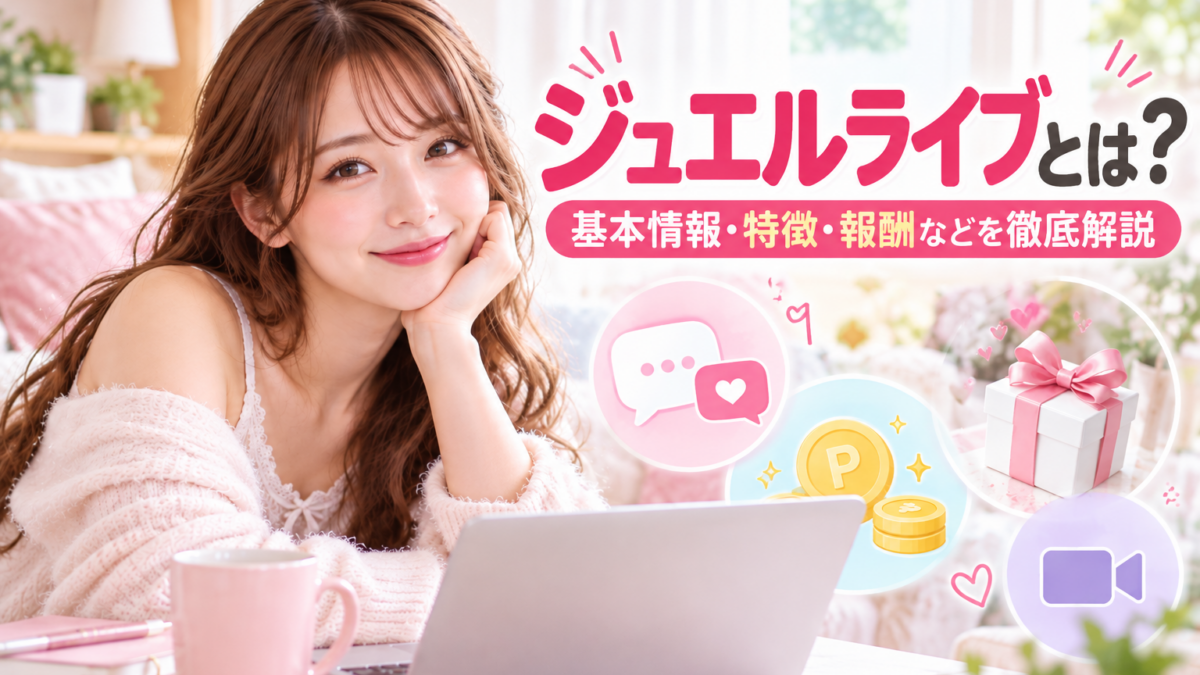 ジュエルライブとは？基本情報・特徴・報酬などを徹底解説