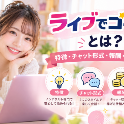 ライブでゴーゴーとは？特徴・チャット形式・報酬・口コミを紹介