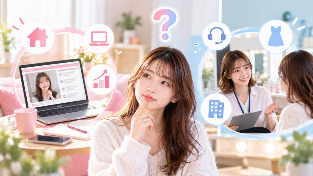 ライブでゴーゴーは直接登録と事務所所属のどちらがいい?