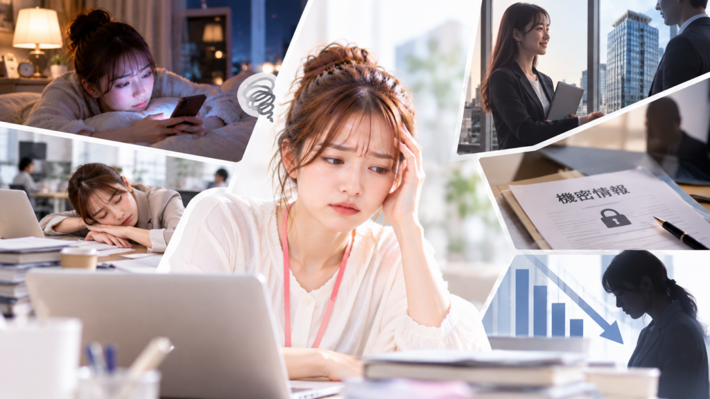 副業が原因で会社から処分される可能性があるケース