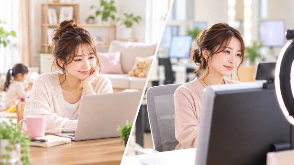 主婦がリモ活をする場所の選び方