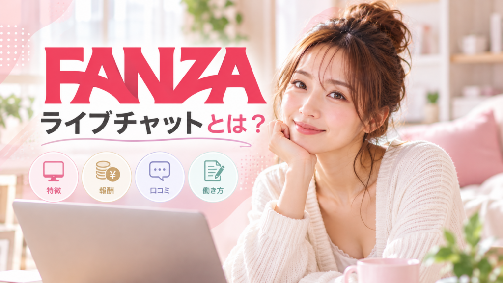 FANZA（ファンザ）ライブチャットとは？特徴・報酬・口コミなどを徹底解説