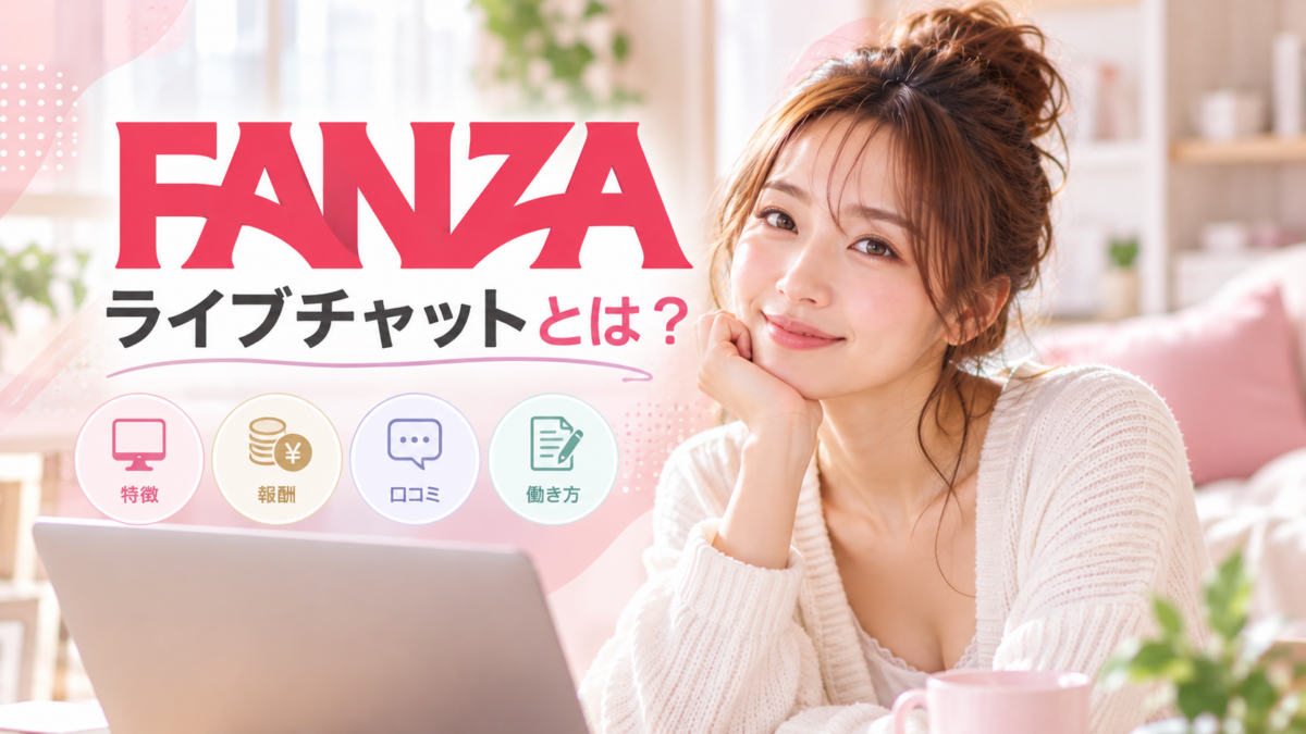 FANZA（ファンザ）ライブチャットとは？特徴・報酬・口コミなどを徹底解説