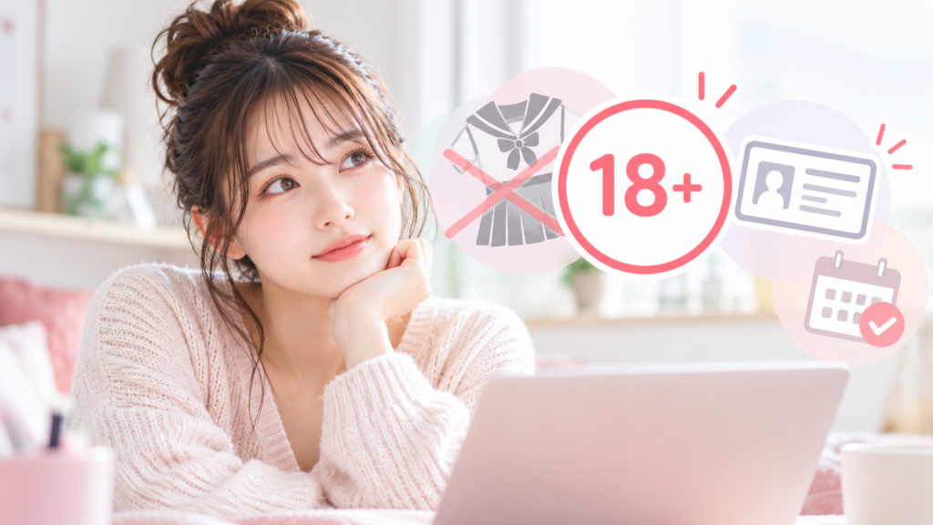 リモ活は18歳未満は登録できない