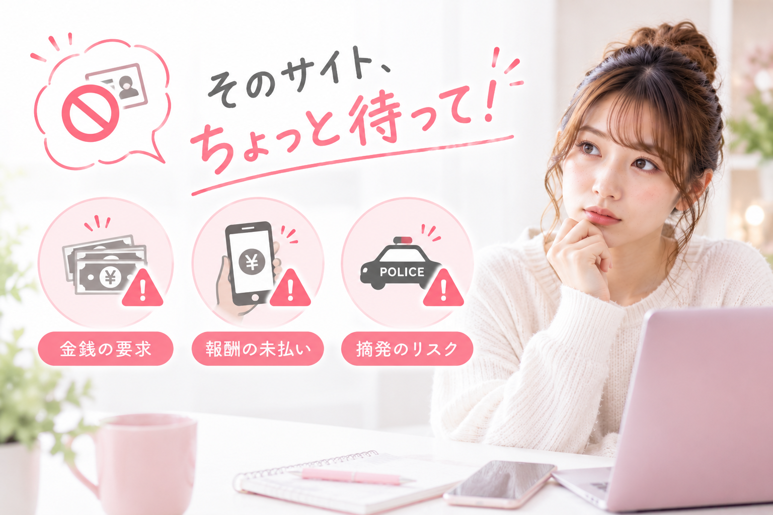 身分証なしで登録できるサイトで注意すること