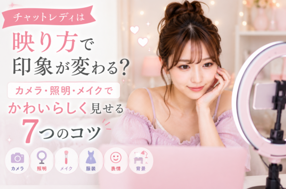 チャットレディは映り方で印象が変わる？