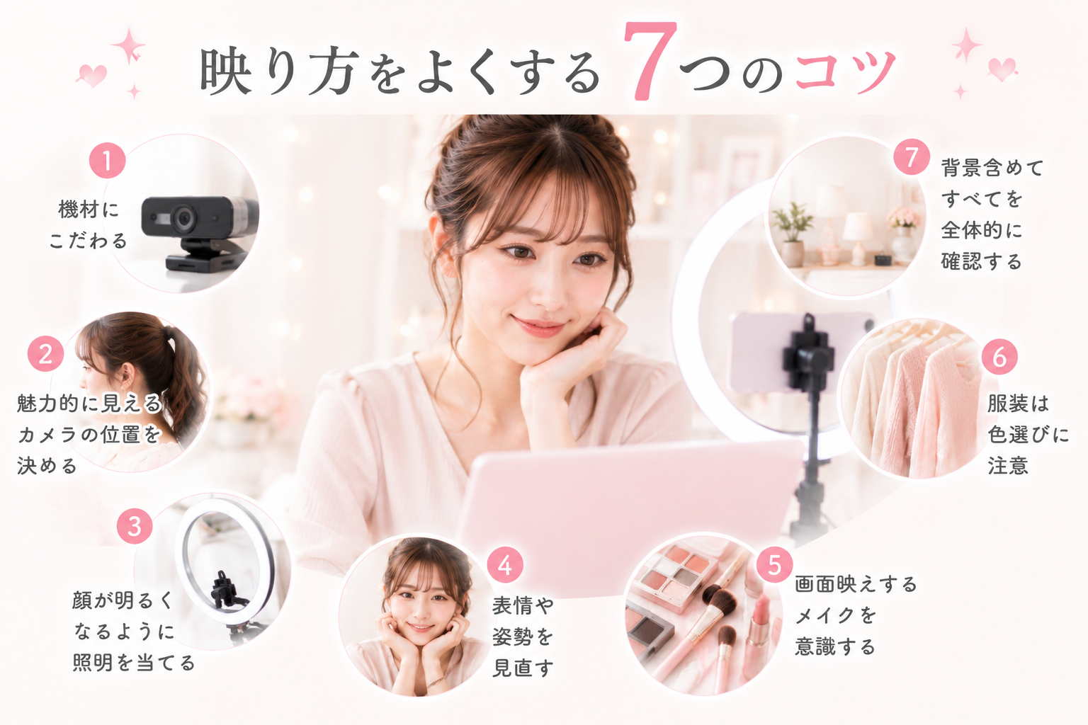 映り方をよくする7つのコツ