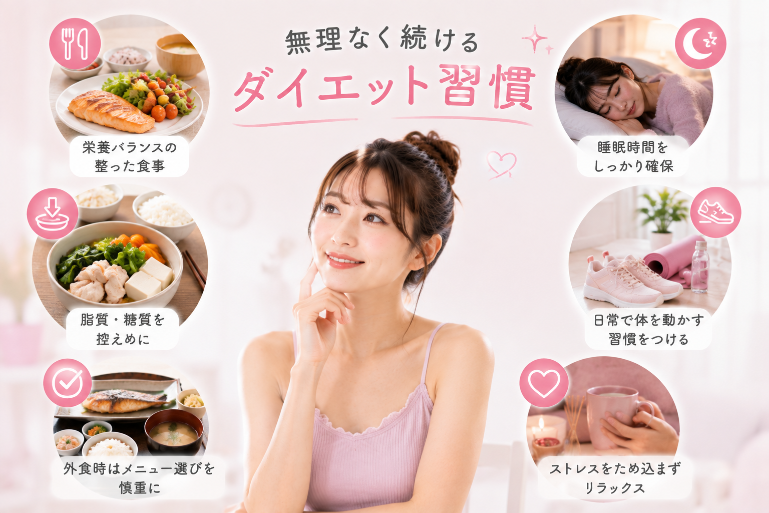 夜職のダイエットで意識したい習慣