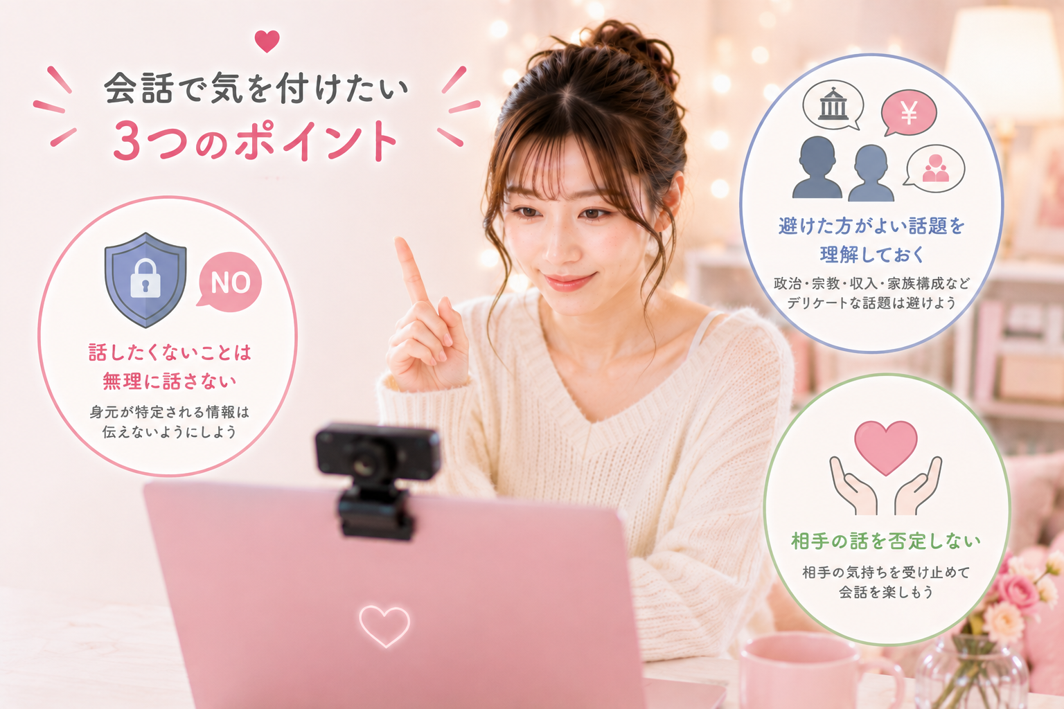 会話で気を付けたいポイント