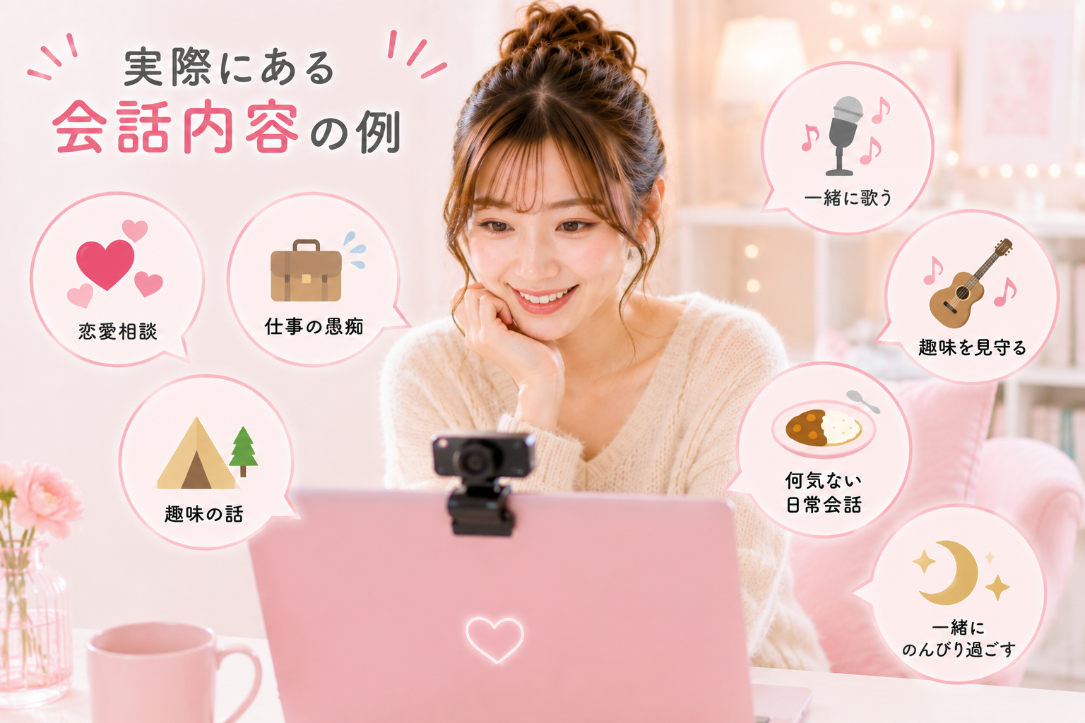 実際にある会話内容の例