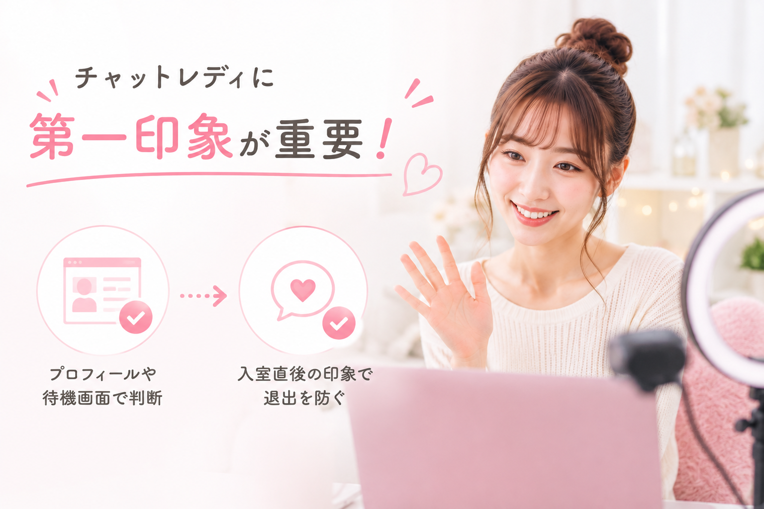 チャットレディで第一印象が重要な理由