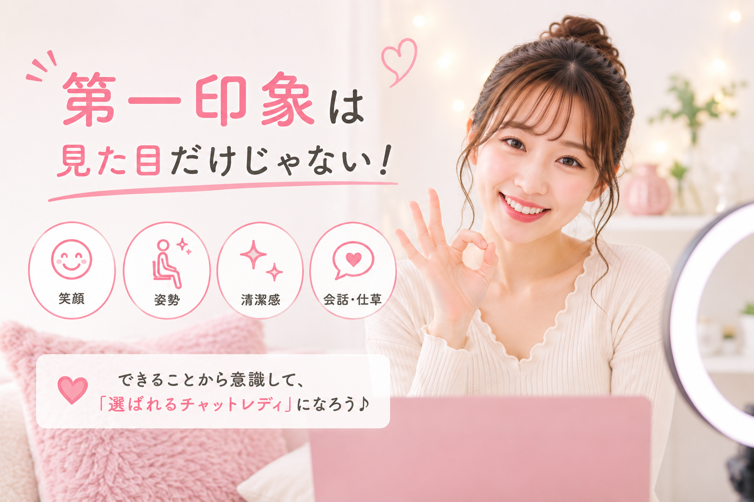 第一印象は見た目だけで決まるわけではない