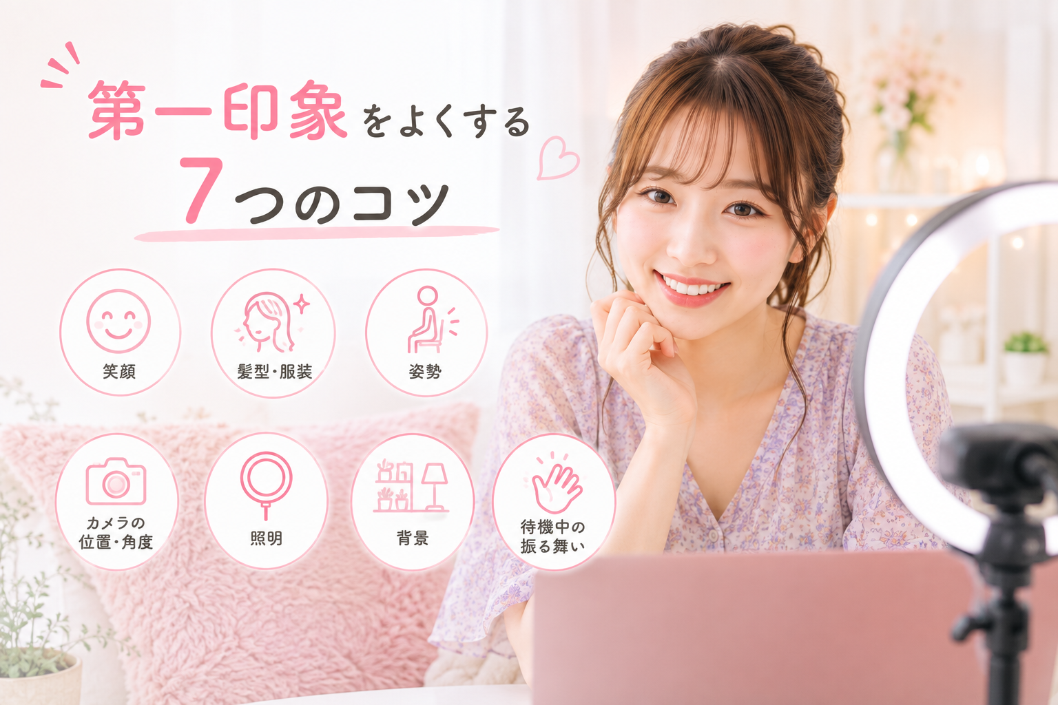 チャットレディが第一印象をよくするコツ