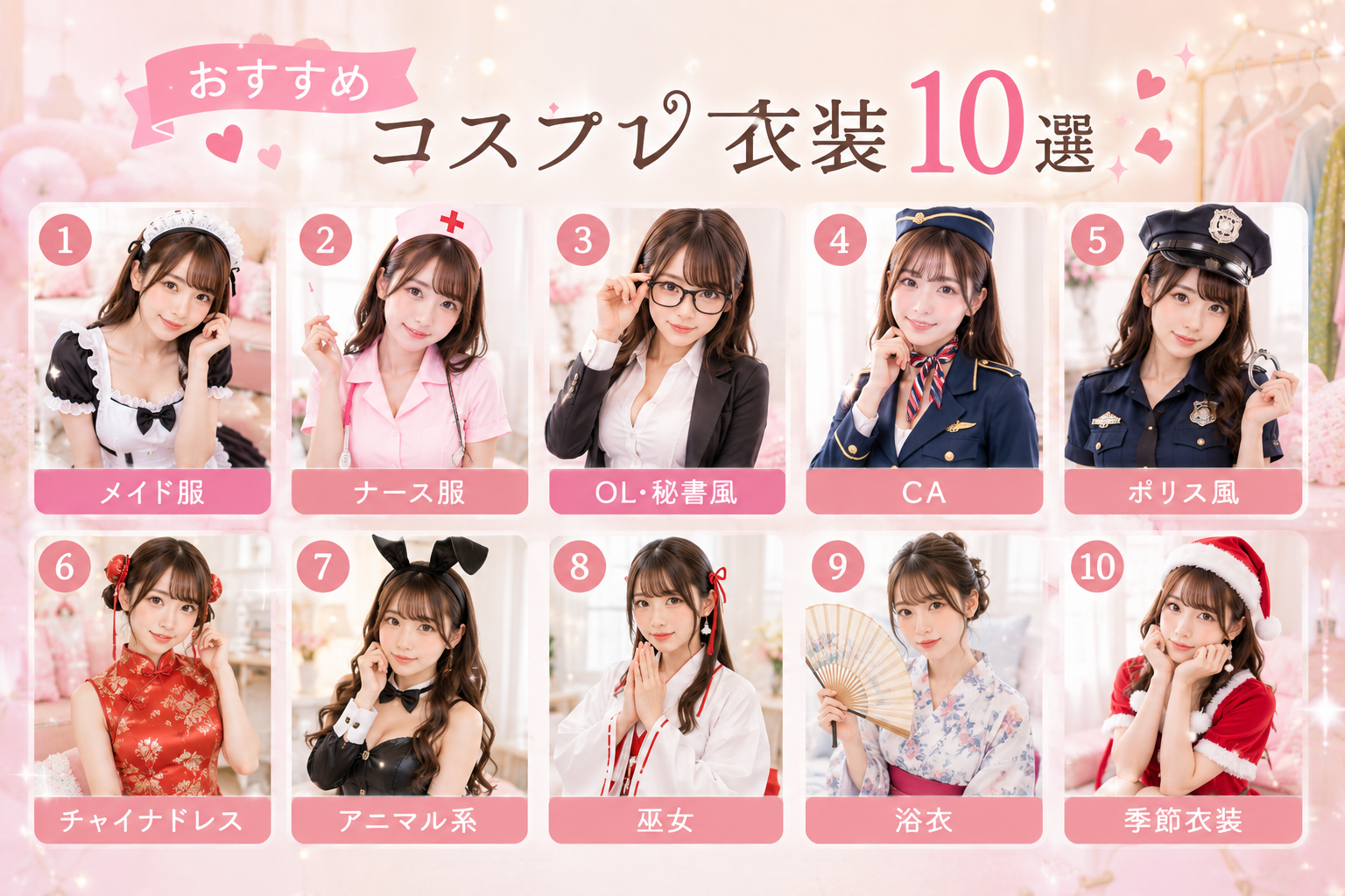 コスプレ衣装10選