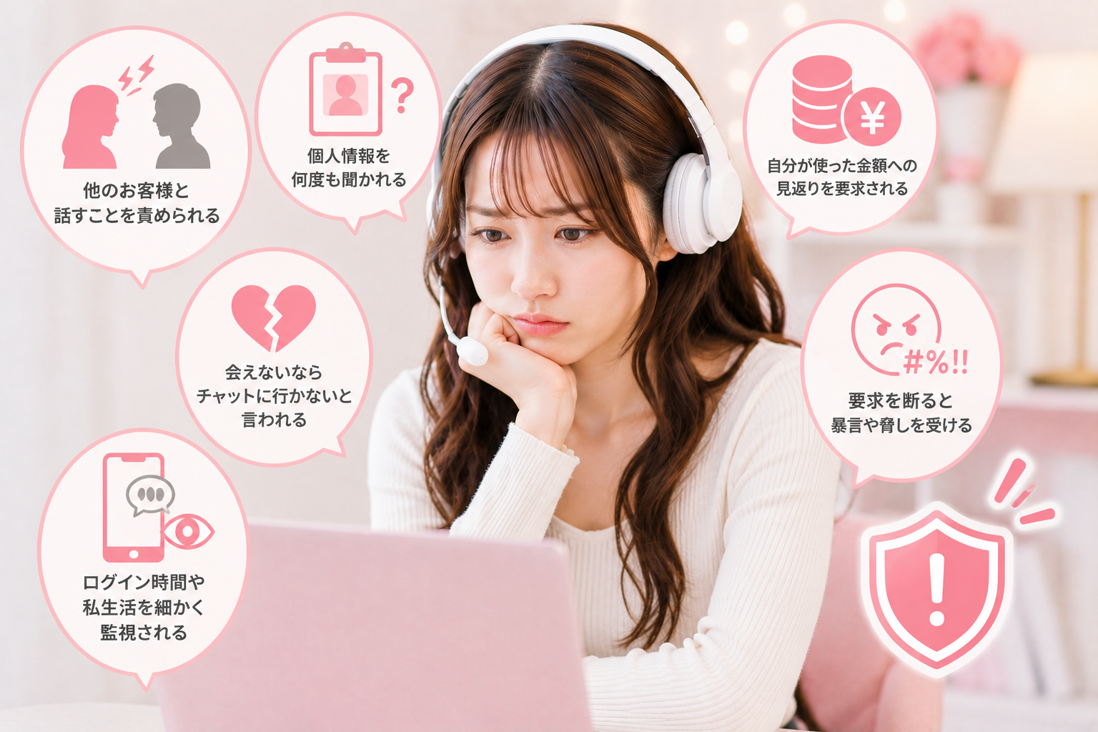 色恋営業が危険になっているサイン